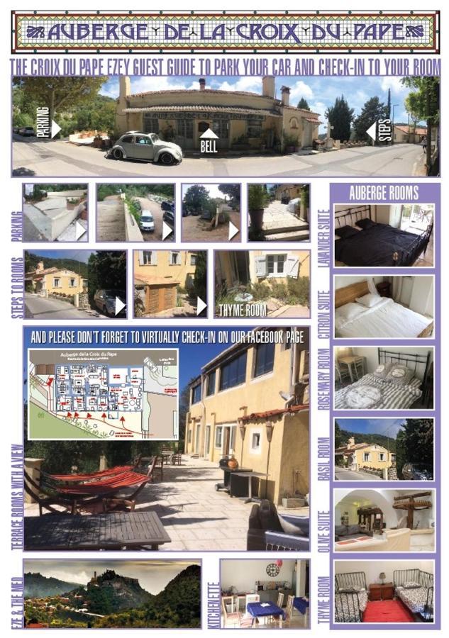 Auberge De La Croix Du Pape Эз Экстерьер фото